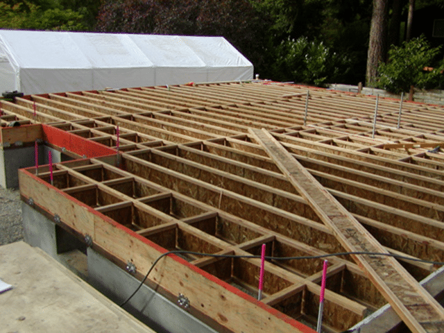 Tumber Joist Floor